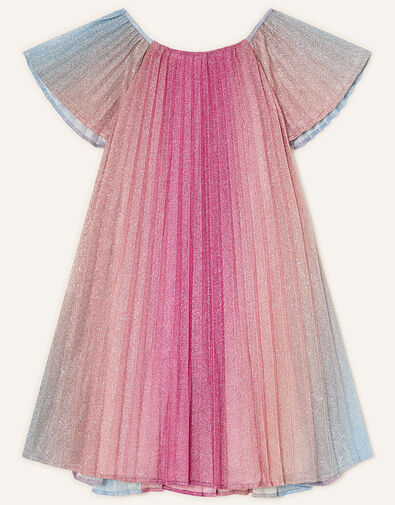 Rainbow Shimmer Pleated Dress Multi, Multi (MULTI), large