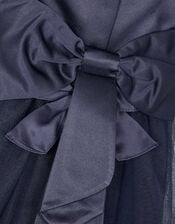 Baby Tulle Skirt Bridesmaid Dress, Blue (NAVY), large