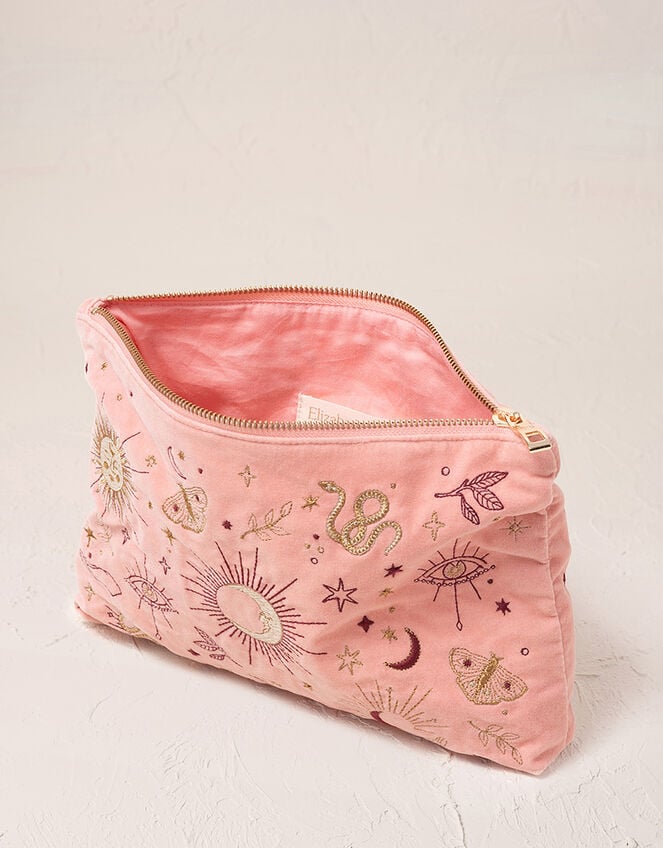Elizabeth Scarlett Boho Mysticism Velvet Pouch, , large