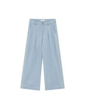 Maison Hotel Wide-Leg Trousers, Blue (PALE BLUE), large
