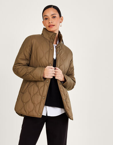 Orla Onion Padded Coat Brown, Brown (BROWN), large