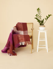 Check Blanket Throw in Recycled Polyester, , large