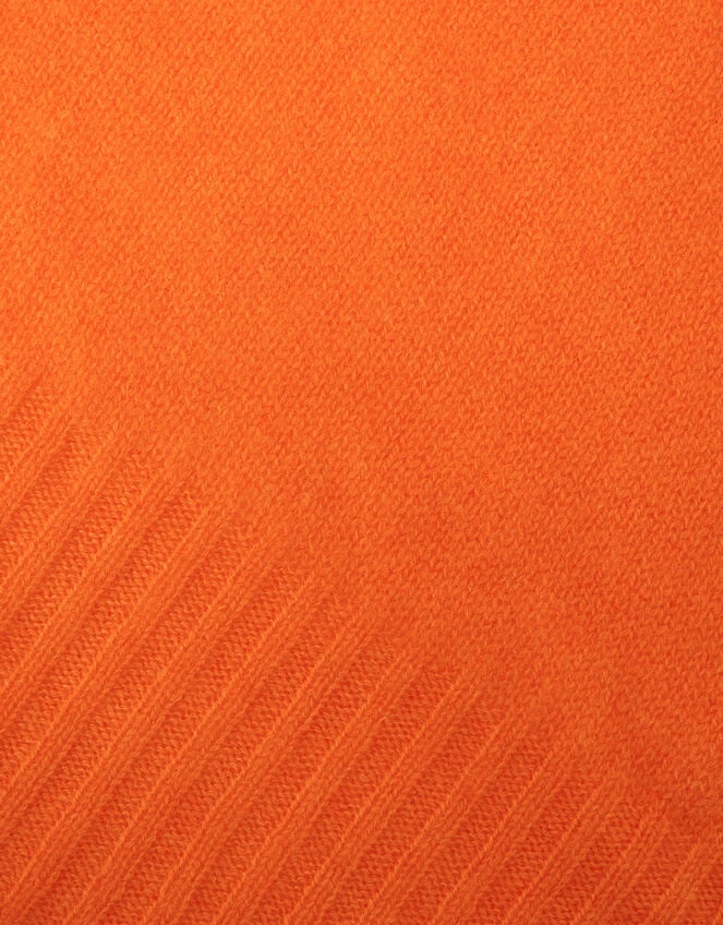 Coni Cashmere Scarf, Orange (ORANGE), large