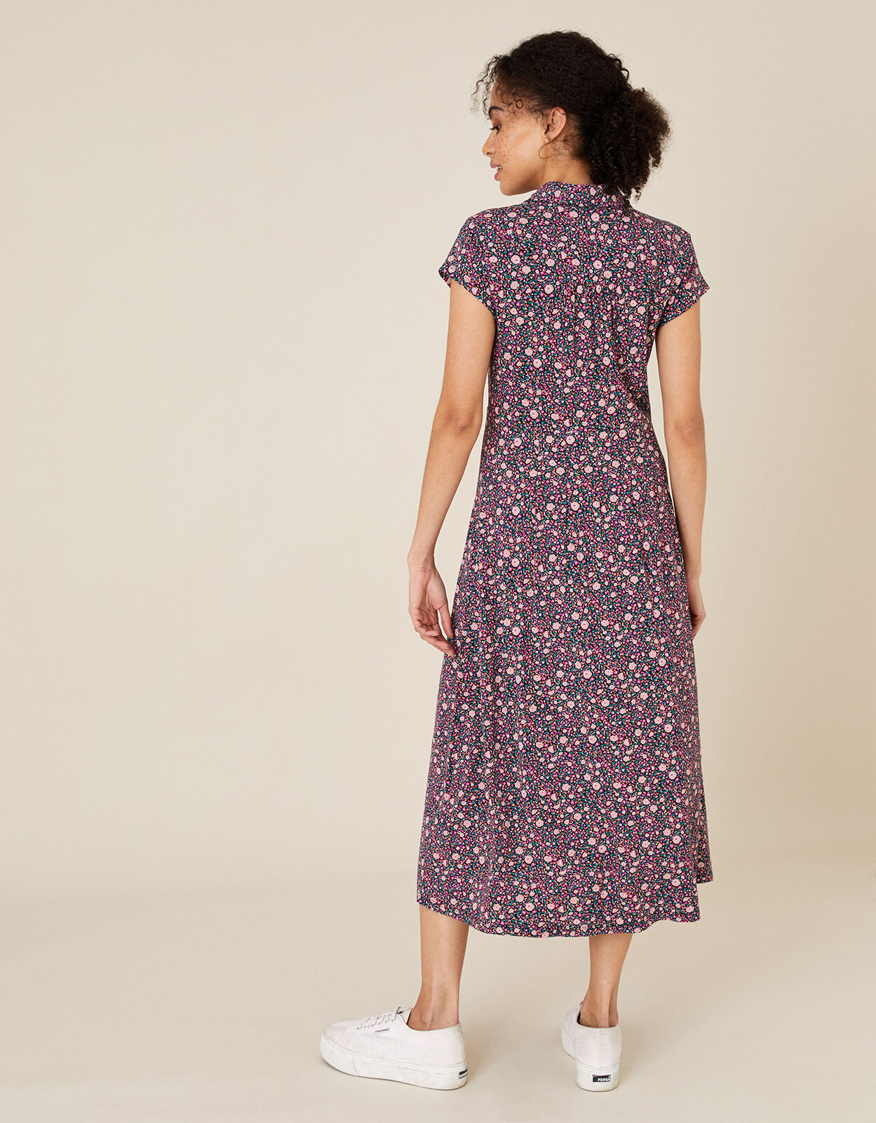 Brittany Floral Shirt Dress Pink Work Dresses Monsoon Global