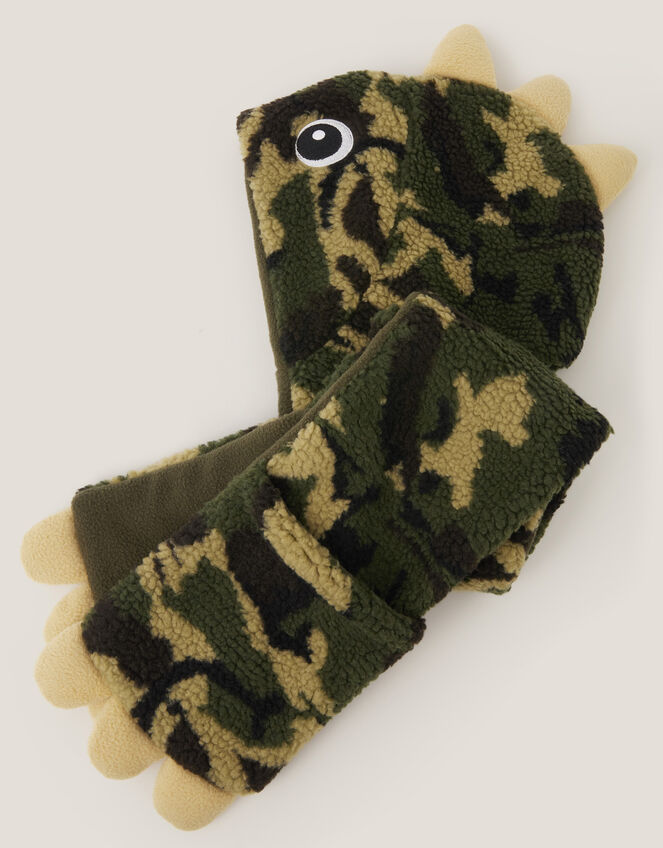 Borg Camo Hat Glove Scarf Set, Multi (MULTI), large