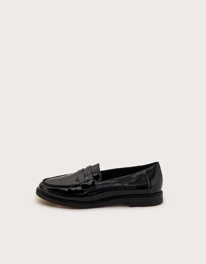 Elsie Patent Loafers, Black (BLACK), large