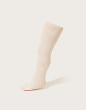 Butterfly Print Tights, Ivory (IVORY), large