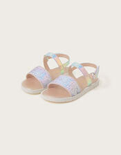 Sequin Mermaid Sandals, Multi (MULTI), large