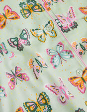 Butterfly Print Long Pyjamas Set, Teal (TEAL), large