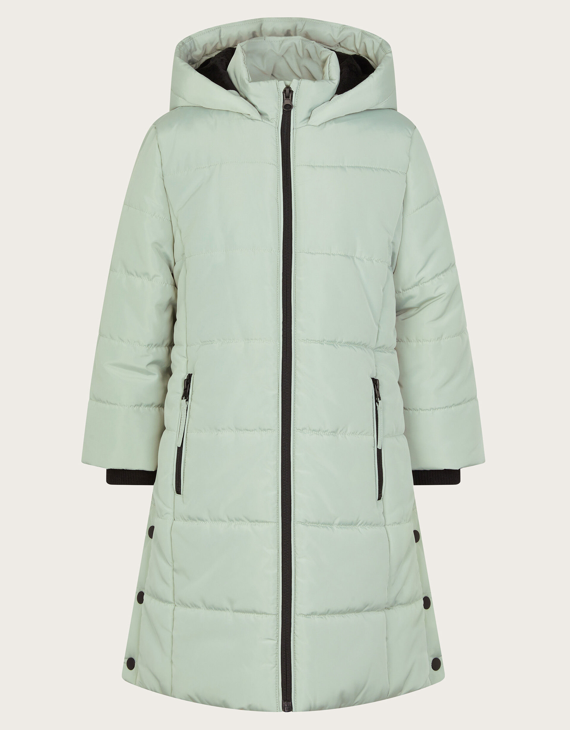 Sage padded coat shop