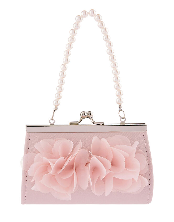 Ruffle Bow Mini Bag , , large