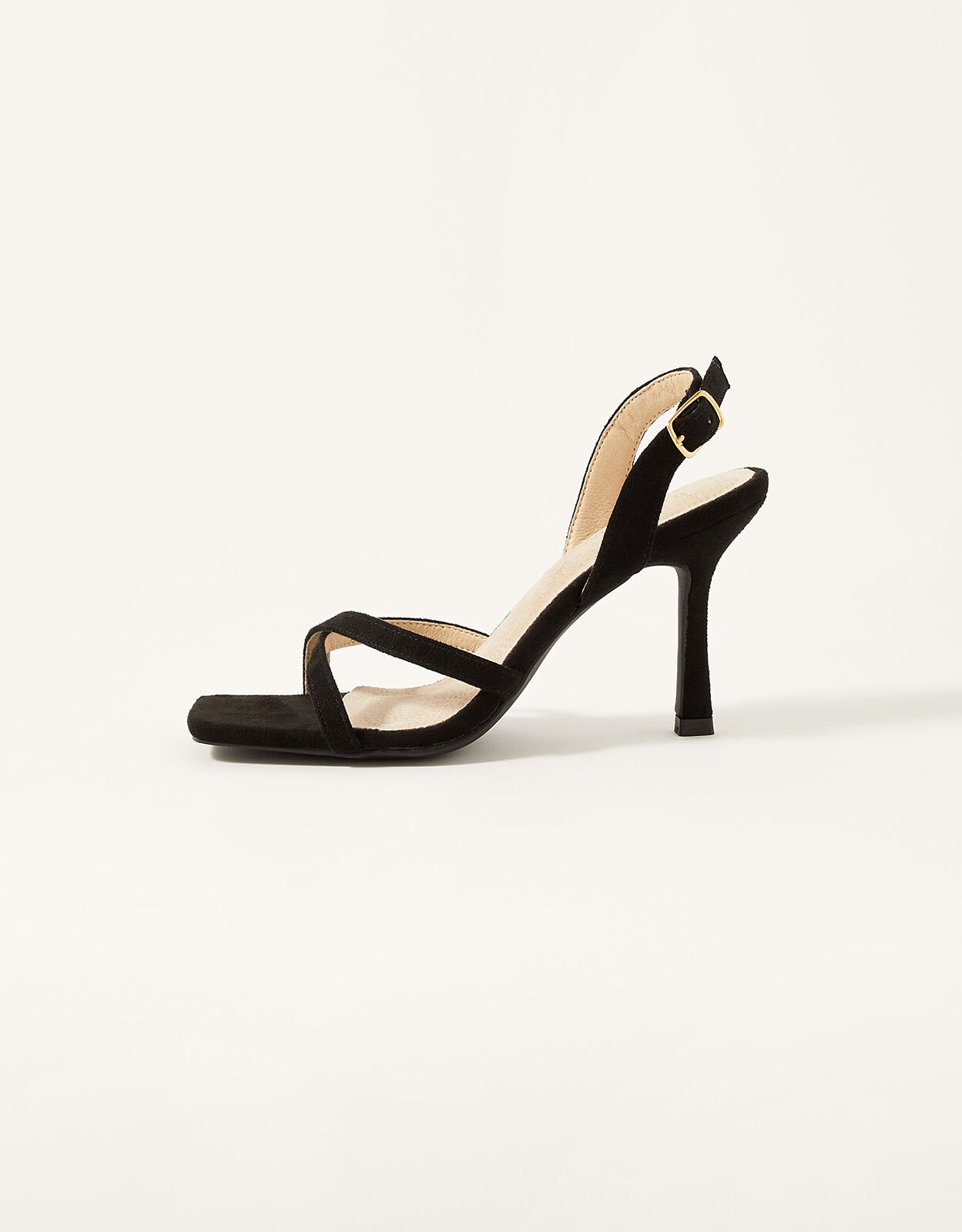 Black barely there heels clearance