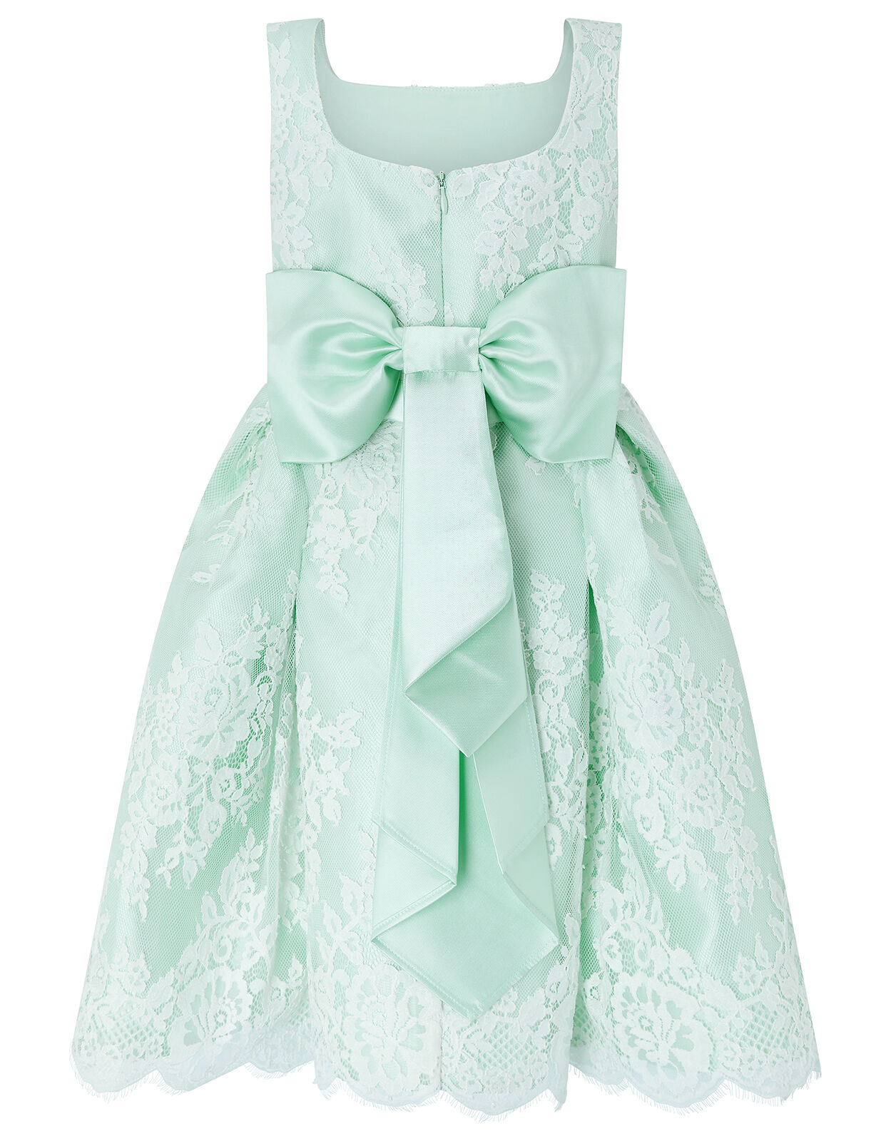 Valeria Lace Occasion Dress Green