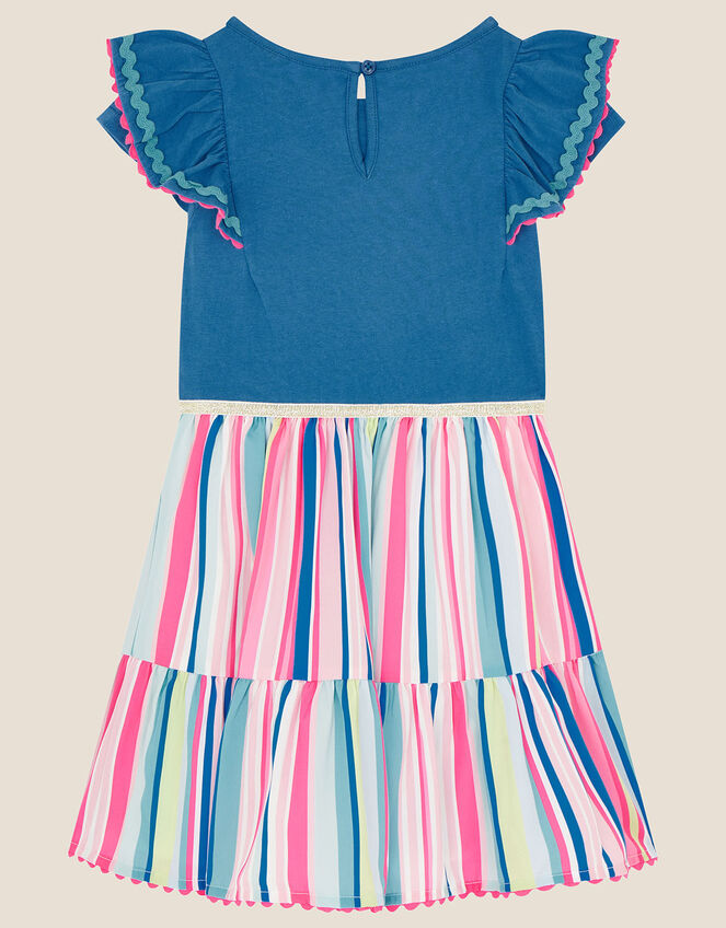 Fiesta Stripe 2-in-1 Dress, Blue (BLUE), large