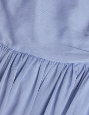 Texas One Shoulder Prom Dress, Blue (PALE BLUE), large