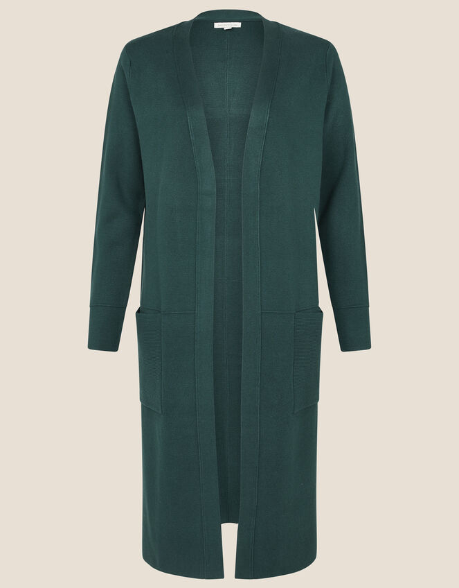 Longline Coatigan, Teal (TEAL), large