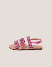 Embellished Strappy Sandals, Multi (MULTI), large