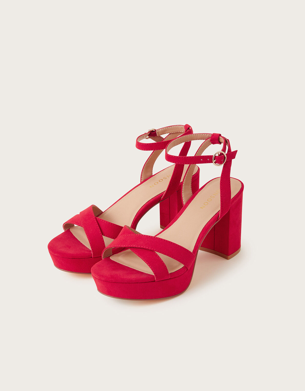 Red ladies sandals hot sale uk