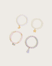 Starburst Unicorn Bracelets 4 Pack, , large