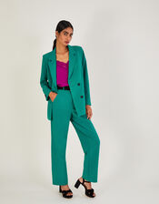 Madelyn Double Breasted Jacket, Green (GREEN), large