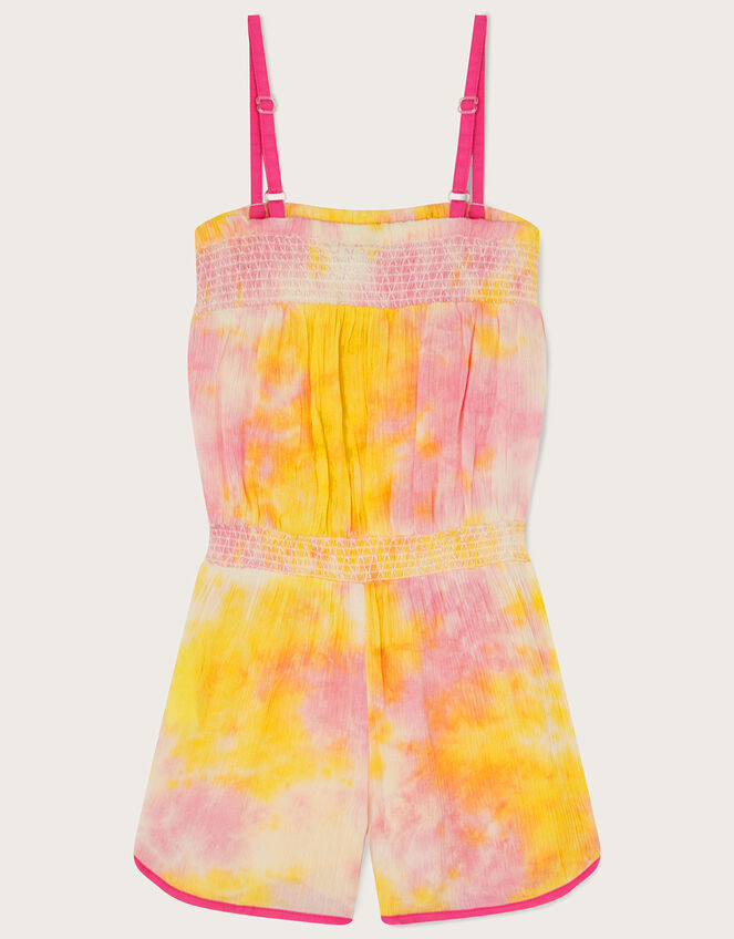 Tie Dye Playsuit, Pink (PINK), large