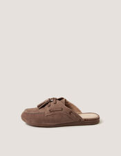 Iris Suede Slip On Loafers, Natural (NEUTRAL), large