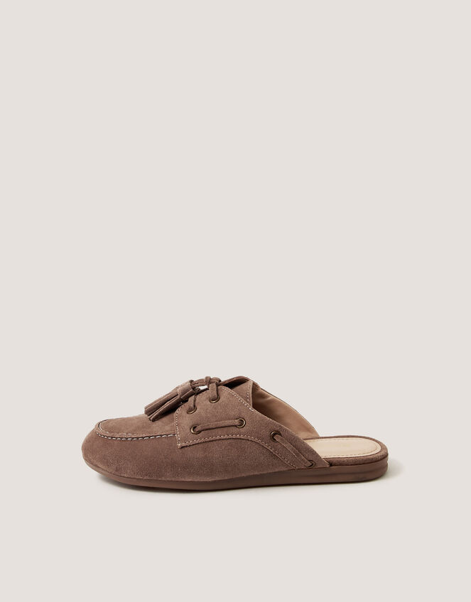 Iris Suede Slip On Loafers, Natural (NEUTRAL), large