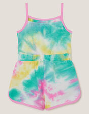 Tie-Dye Strappy Romper, Multi (MULTI), large