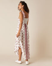 Heritage Print Midi Dress in LENZING™ ECOVERO™, Ivory (IVORY), large