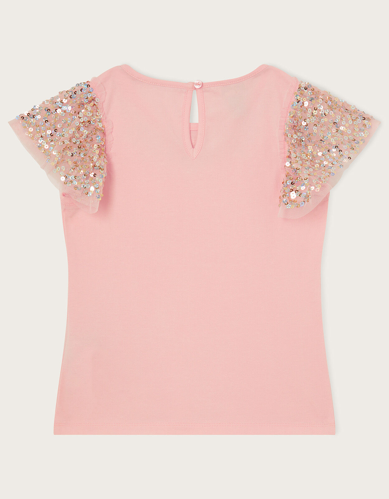 MEM.JS 売れ筋商品|||メム.ジェーエス Tシャツ トップス レディース Tops Pink Gem Sequin Sleeve Top Pink | Girls' Tops & T-shirts