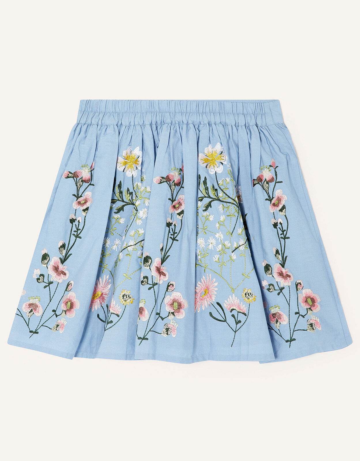 Embroidered skirt boutique clearance