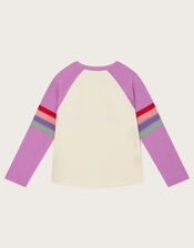 'On Top Of The World' Raglan T-Shirt, Ivory (IVORY), large