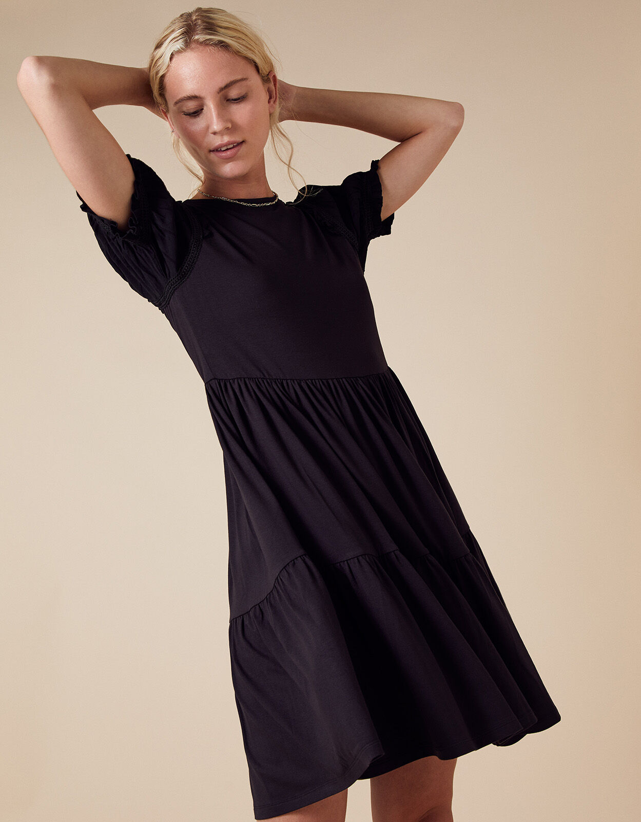 jersey smock dress