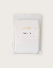 Butterfly Lace Tights, White (WHITE), large