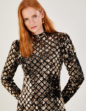 Cindy Sequin Top, Gold (GOLD), large