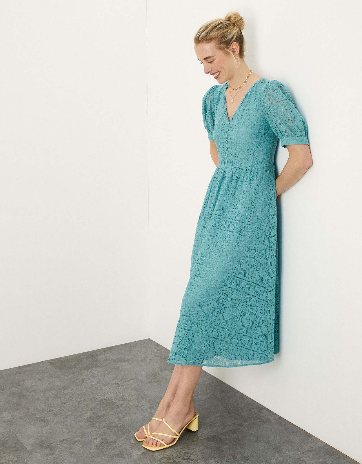 Monsoon teal on sale dress