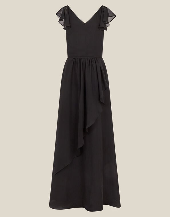 Indi Tie-Back Prom Dress, Black (BLACK), large