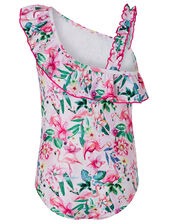 Floella Flamingo Floral Swimsuit with Recycled Polyester, Pink (PALE PINK), large