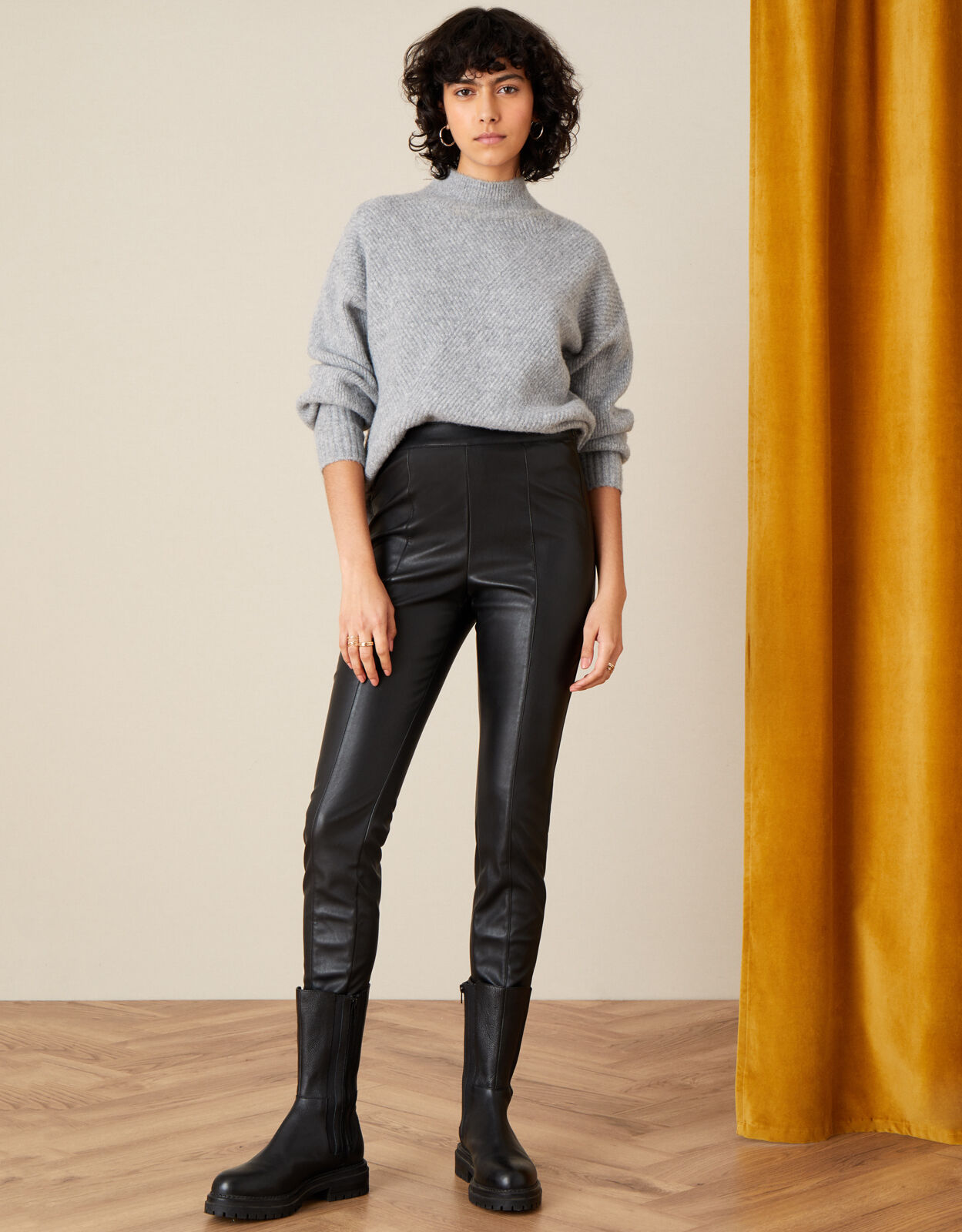 Monsoon black trousers discount