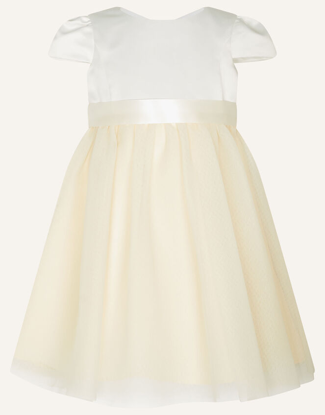 Baby Tulle Bridesmaid Dress , Yellow (LEMON), large