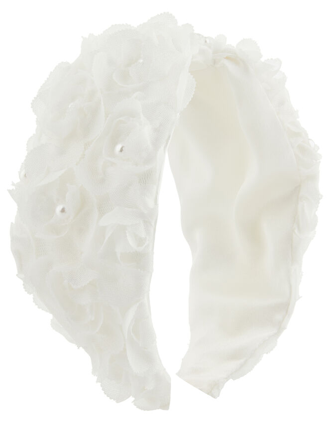 Macaroon Floral Wide Headband, , large