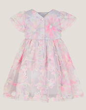 Baby Haisley Appliqué Flower Tulle Dress, Multi (MULTI), large