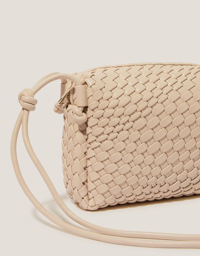 Piper Woven Cross Body Bag, Natural (NEUTRAL), large