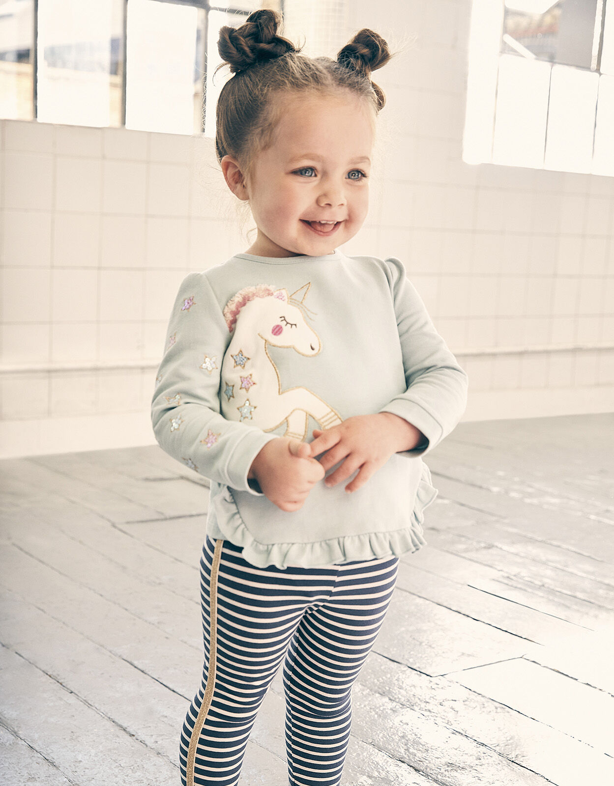 Baby Unicorn Sweatshirt and Leggings Blue Baby Girl Outfits Rompers Monsoon Global