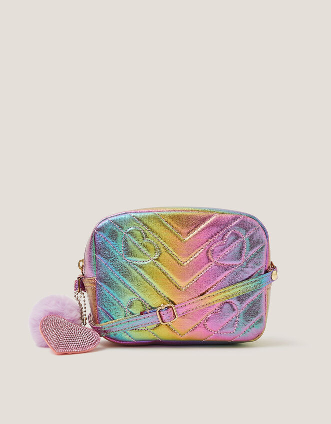 Quilted Rainbow Bag, , large