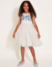 Taylor 2-in-1 Roses Dress, Ivory (IVORY), large