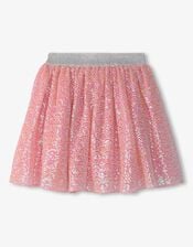 Hatley Mermaid Sequin Tulle Skirt, Pink (PINK), large