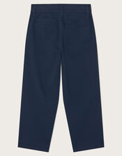 Straight Chino Pants, Blue (NAVY), large