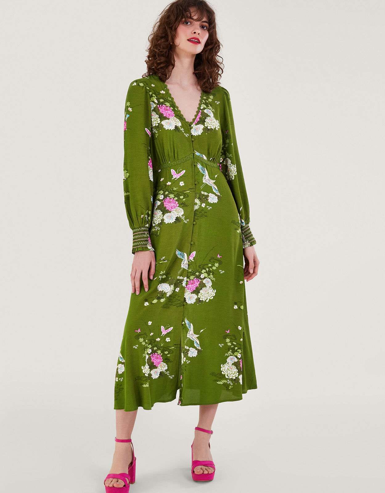 Viscose tea dress top