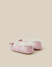 Baby Faux Fur Lined Ballet Slippers, Pink (PINK), large